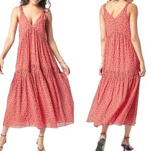 Joie tea rose boho maxi sundress